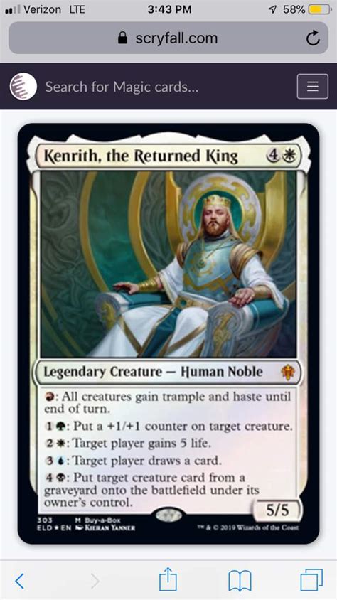 usui ren|Commander Kenrith, the Returned King deck by Usui Ren